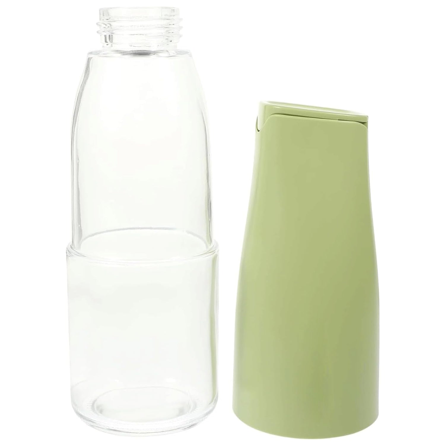 8214 Oil Dispenser, 500ml Cooking Oil Dispensing Cruets, Oil Bottle with Automatic Open Lid, Kitchen Glass Oil Pot, Cooking Oil Bottle for Kitchen Grilling Frying (500 ML) 8214 Oil Dispenser, 500ml Cooking Oil Dispensing Cruets, Oil Bottle with Automatic Open Lid, Kitchen Glass Oil Pot, Cooking Oil Bottle for Kitchen Grilling Frying (500 ML)